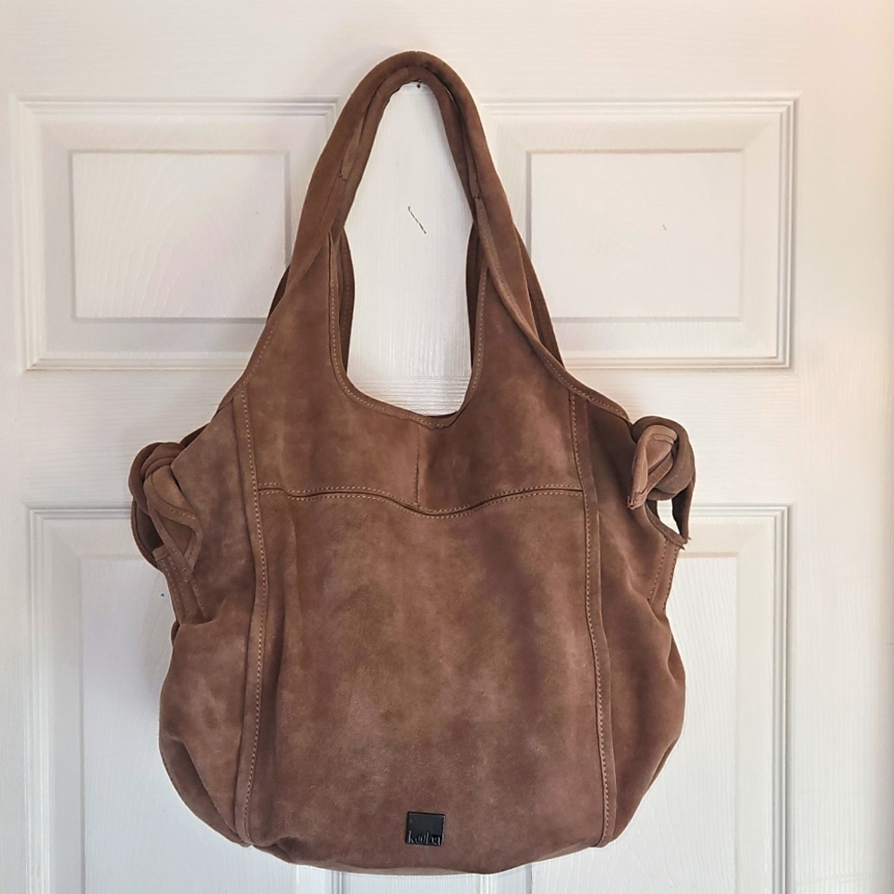 Kooba Brown Suede Shoulder Bag